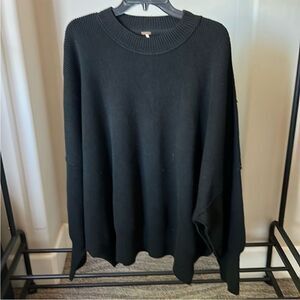 Free People Black Easy Street Tunic L
